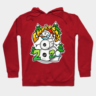 Christmas 2020 toilet paper snowman Hoodie